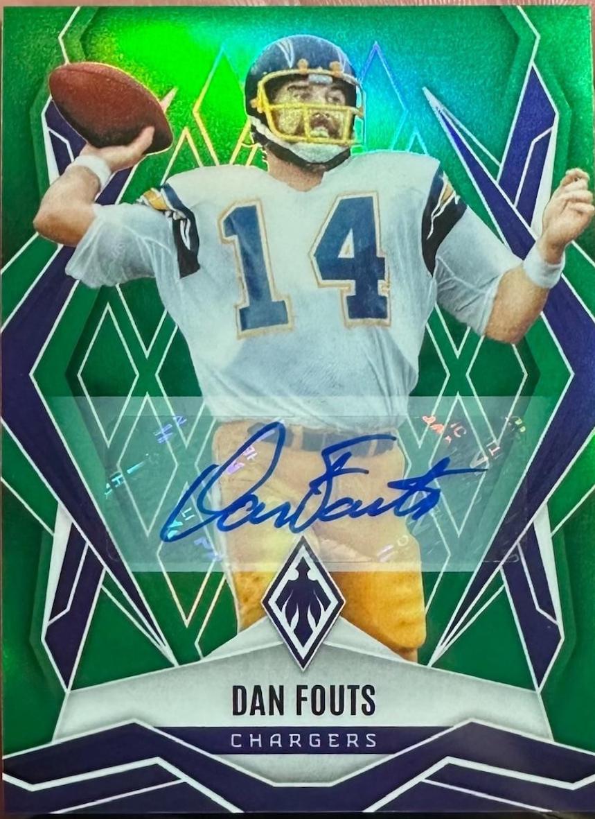 Dan Fouts [Green Autograph] #18