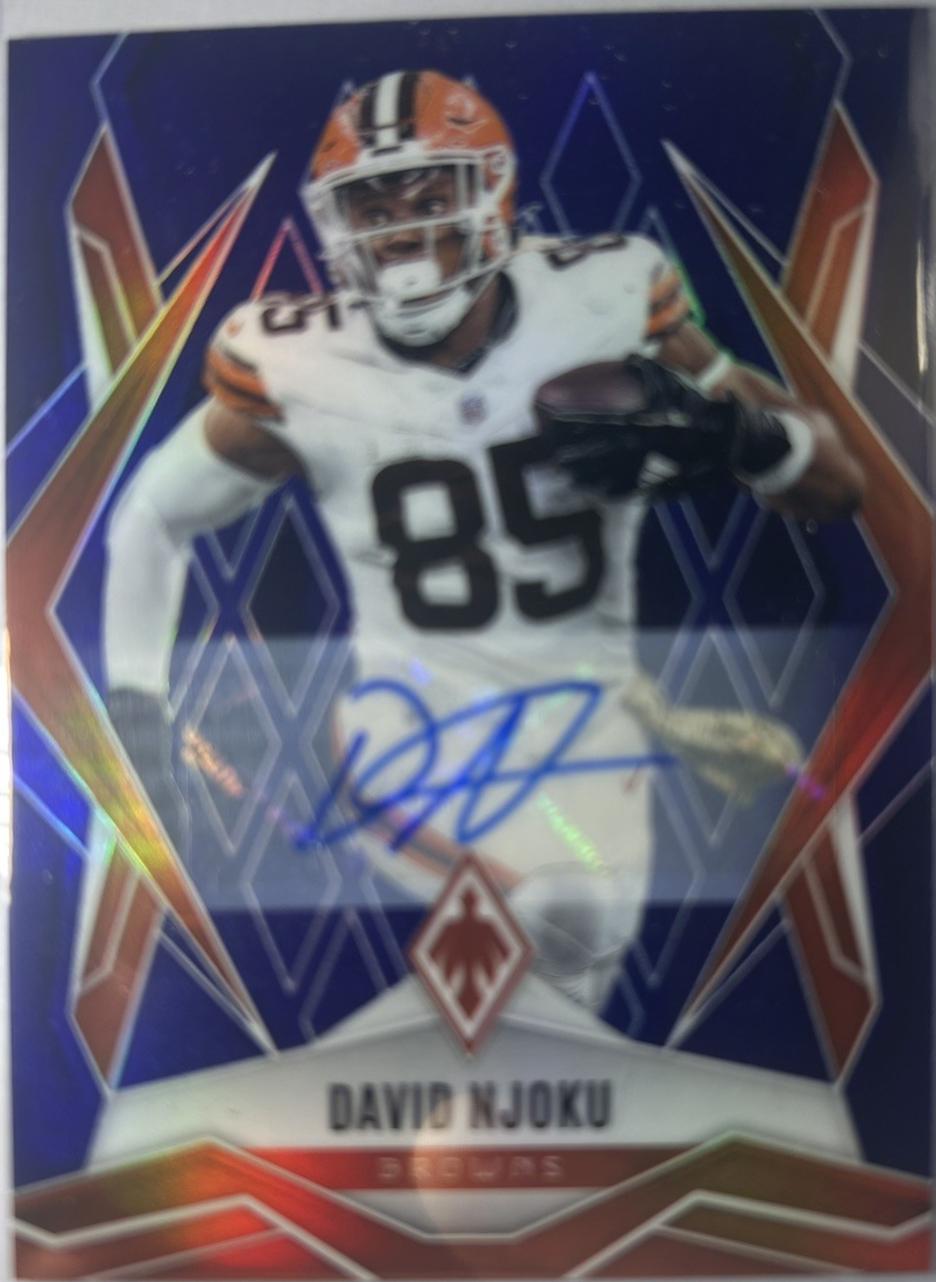 David Njoku [Blue Autograph] #110
