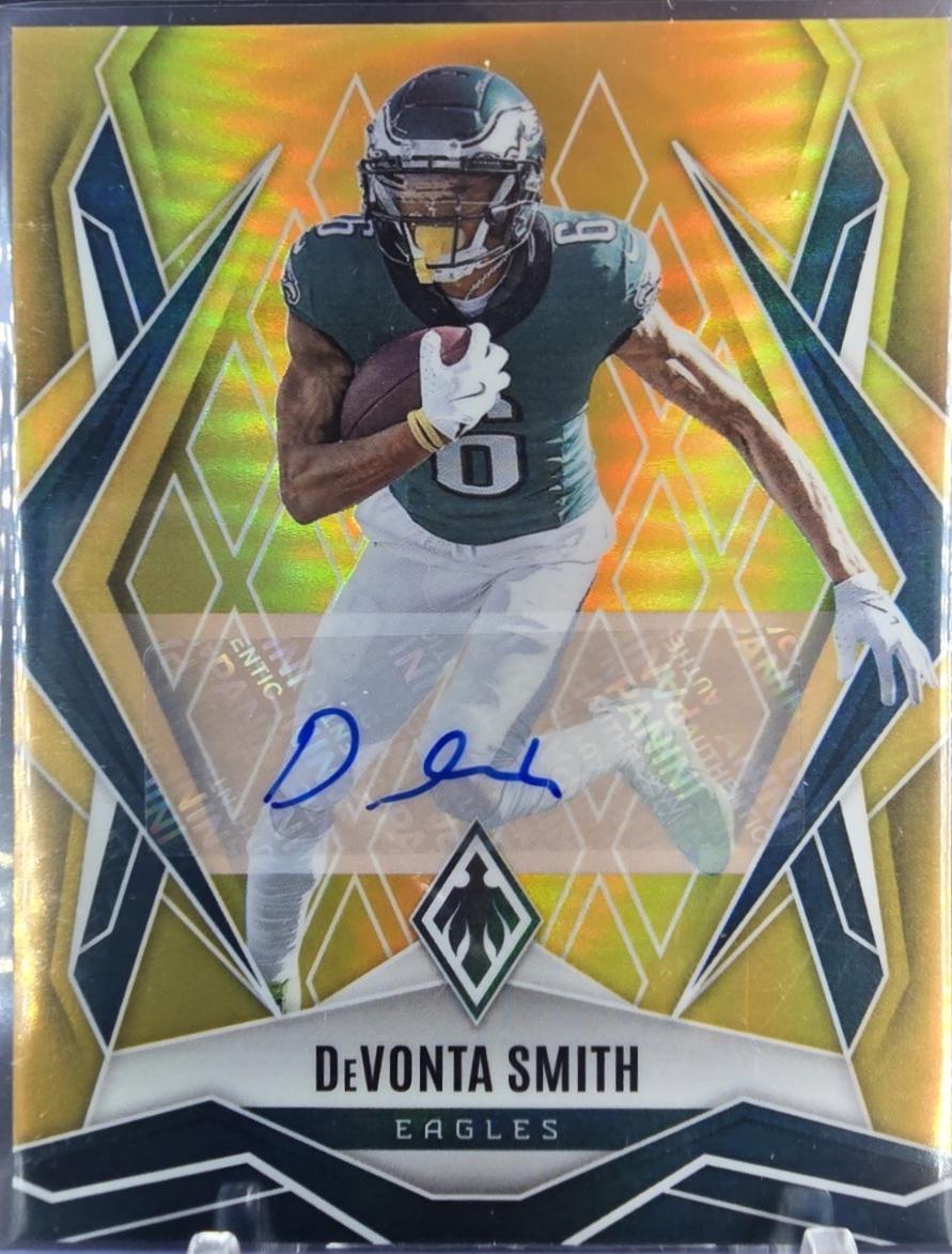 DeVonta Smith [Gold Autograph] #12