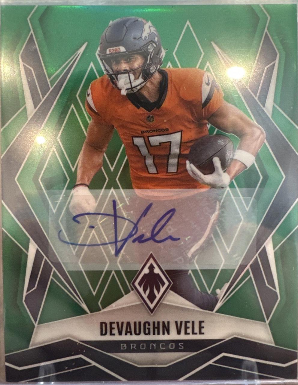 Devaughn Vele [Green Autograph] #14