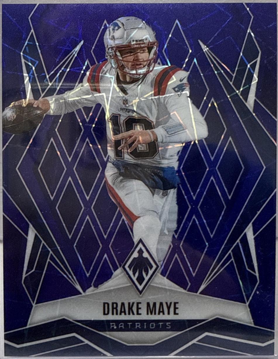 Drake Maye [Blue Lazer] #111