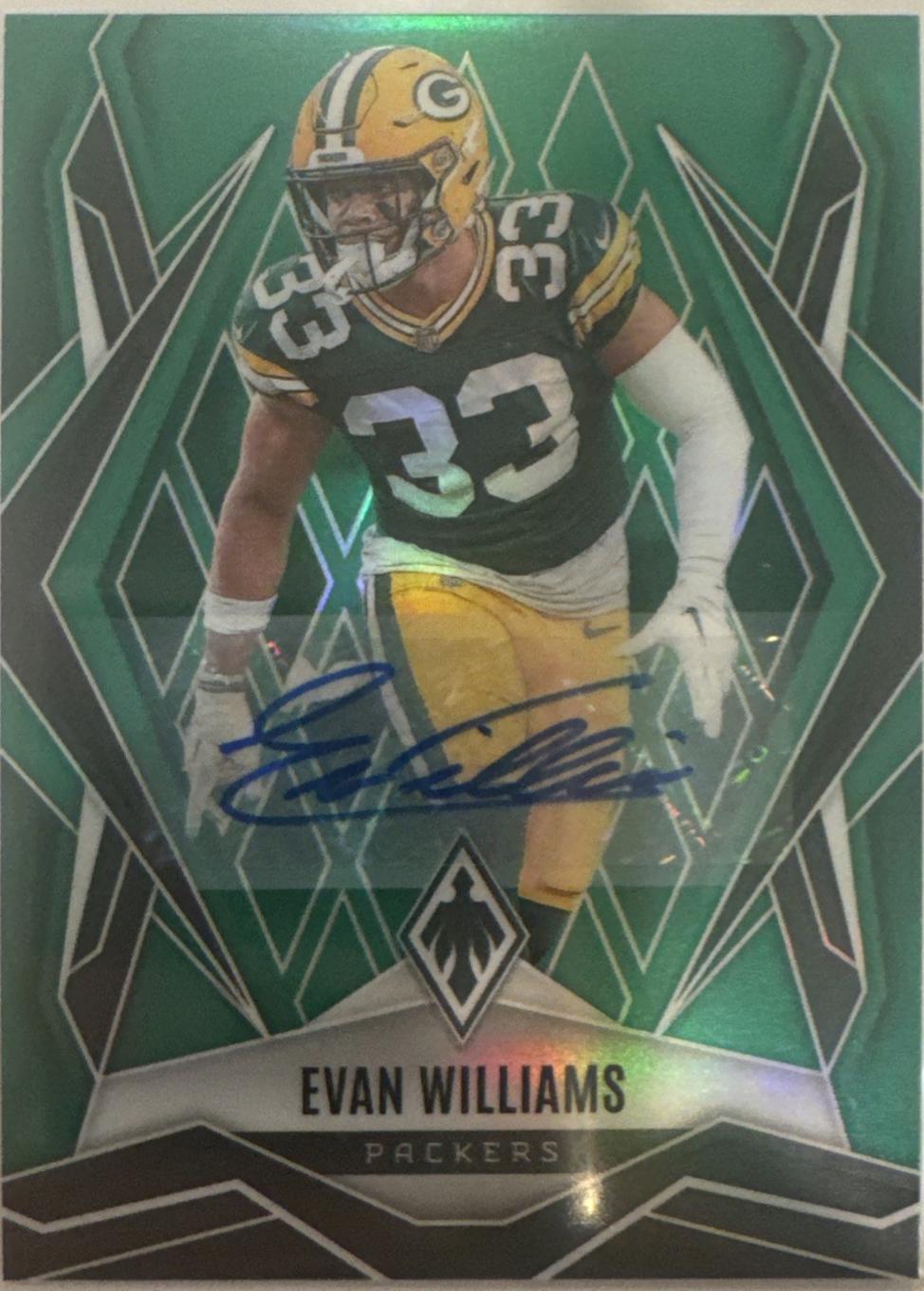 Evan Williams [Green Autograph] #133
