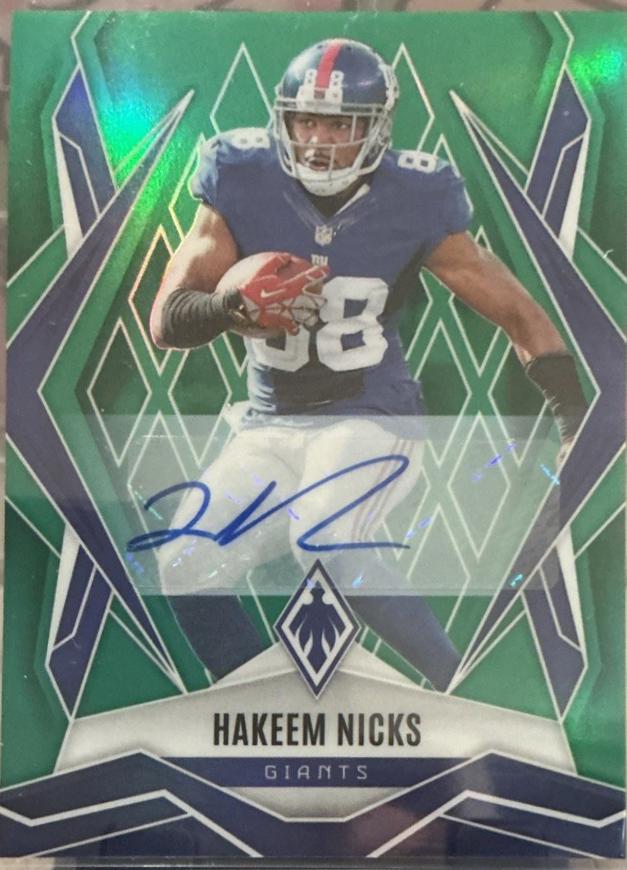 Hakeem Nicks [Green Autograph] #86