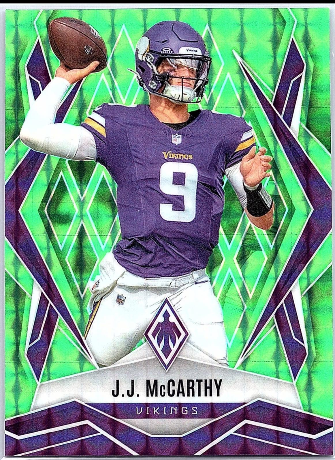 J.J. McCarthy [Lime Green Pyramids] #38