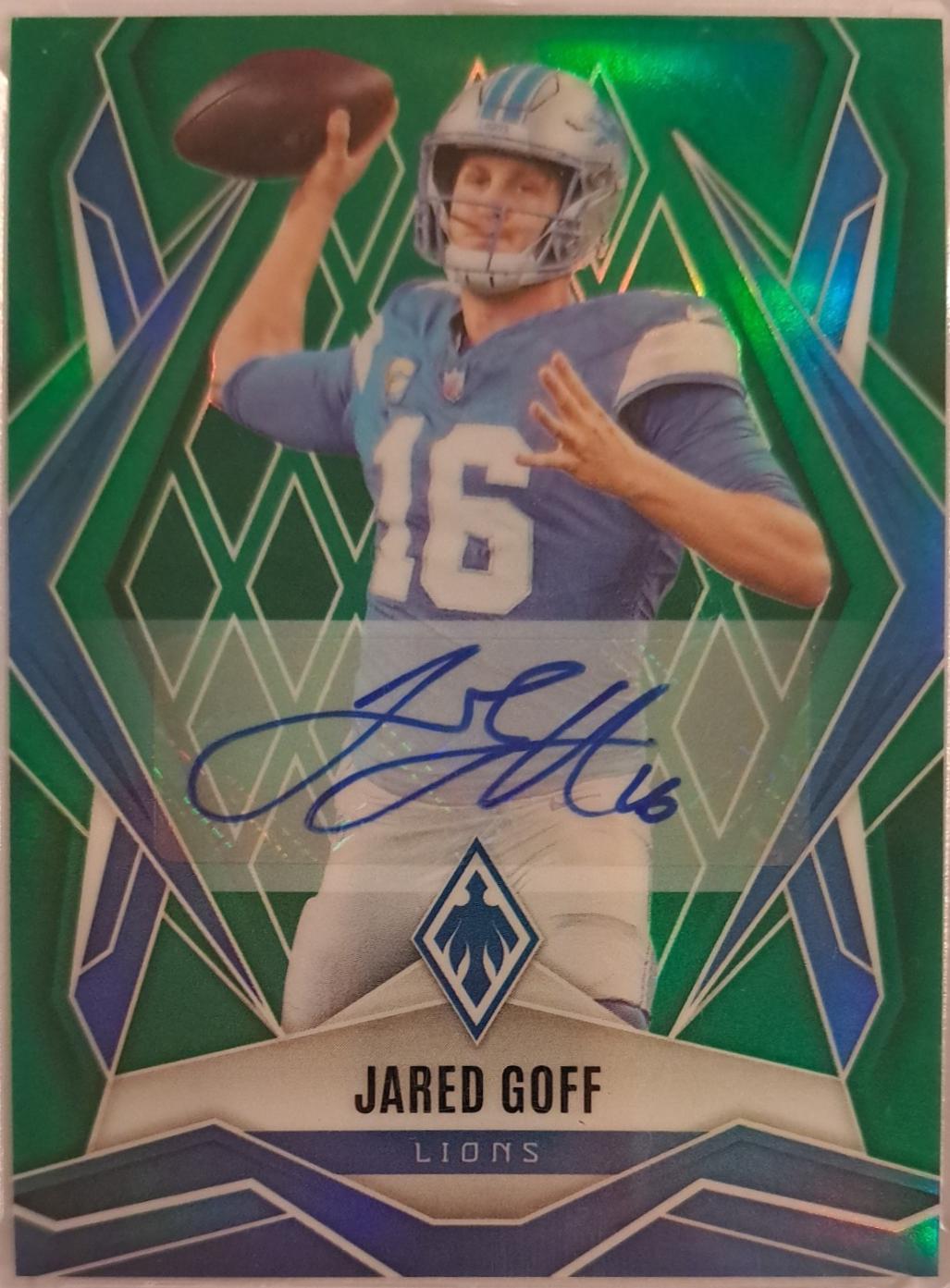 Jared Goff [Lazer Autograph] #62