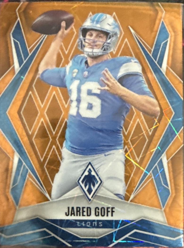 Jared Goff [Orange Lazer] #62