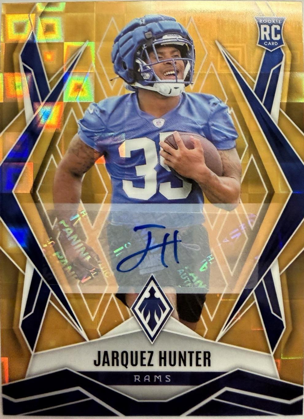 Jarquez Hunter [Gold Pandora Autograph] #232