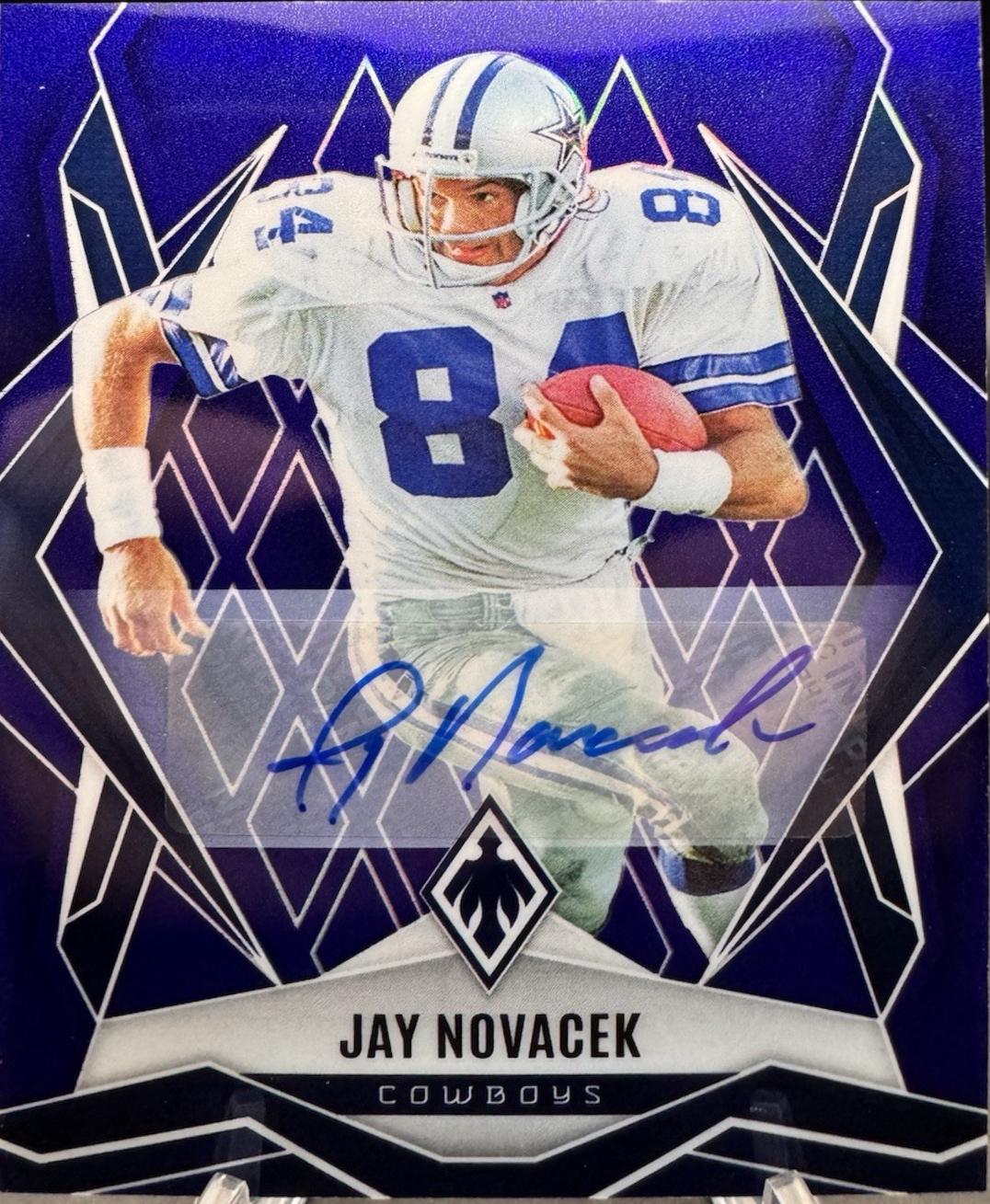 Jay Novacek [Blue Autograph] #124