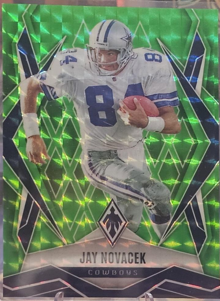 Jay Novacek [Lime Green Pyramids] #124