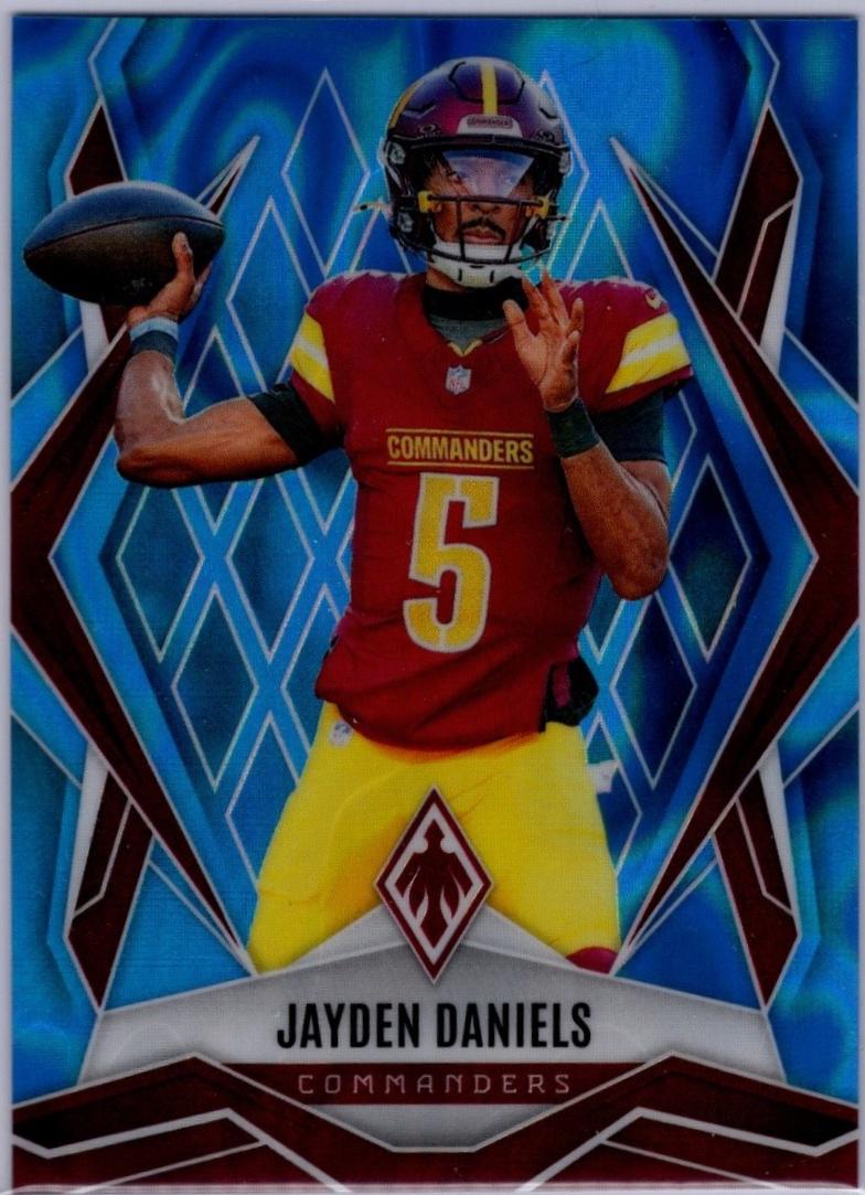 Jayden Daniels [Light Blue Lava] #8
