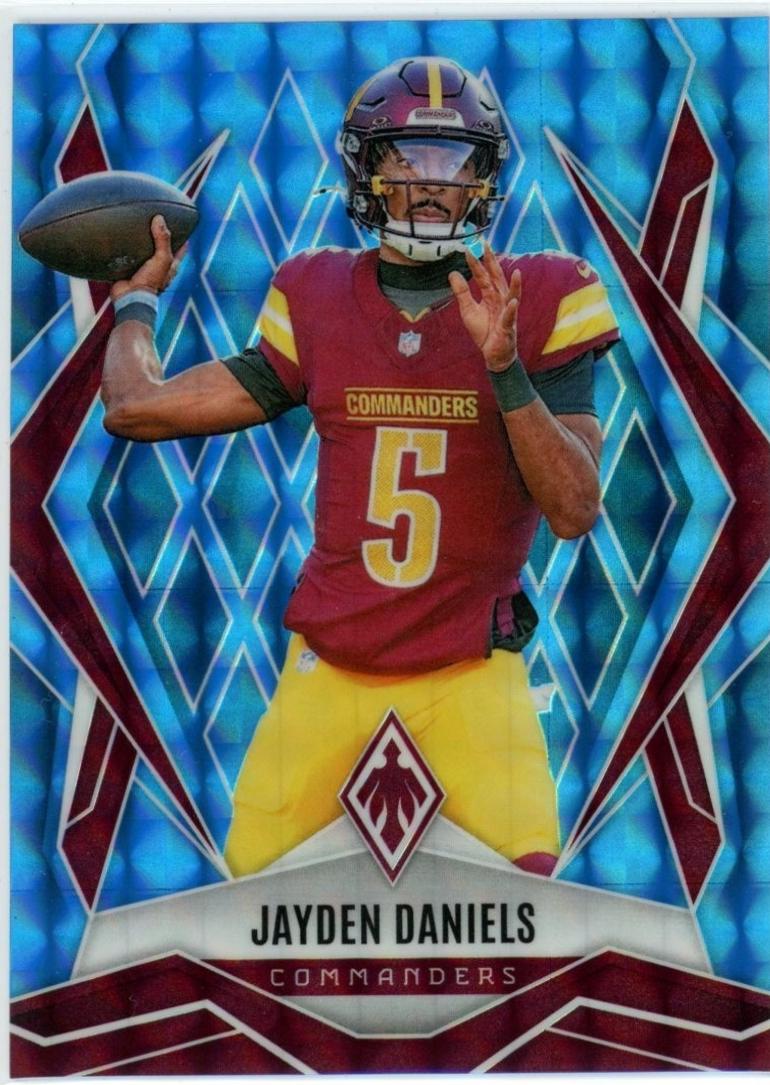 Jayden Daniels [Light Blue Pyramids] #8