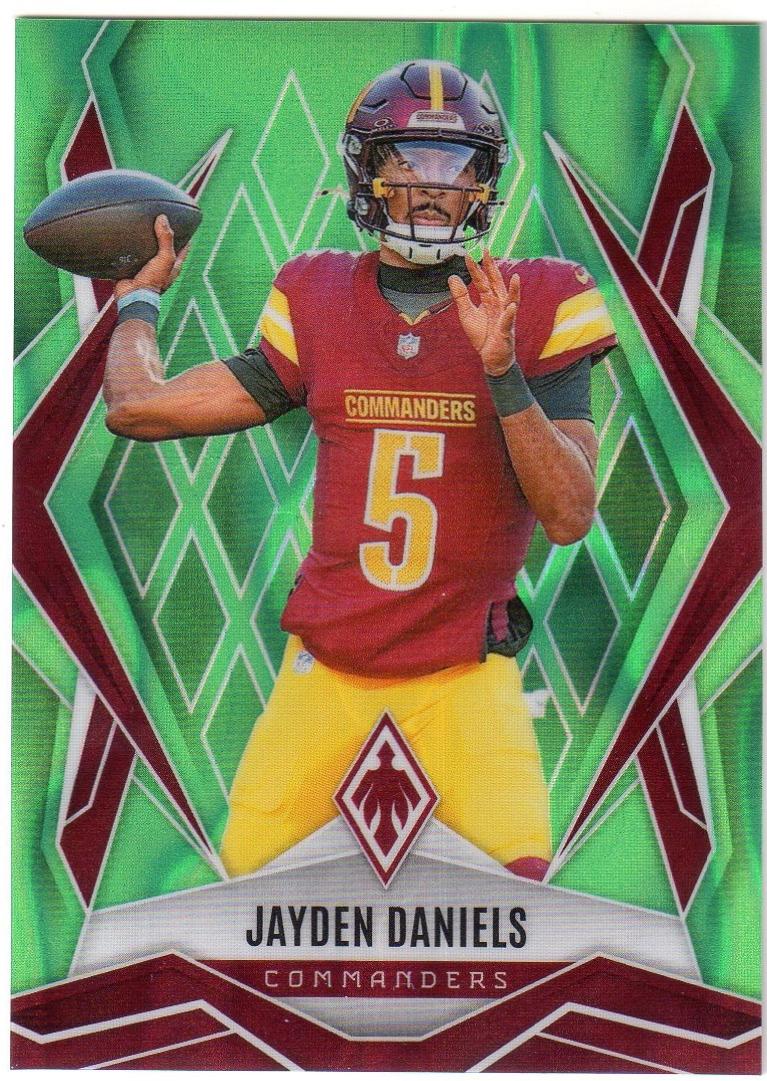 Jayden Daniels [Lime Green Lava] #8