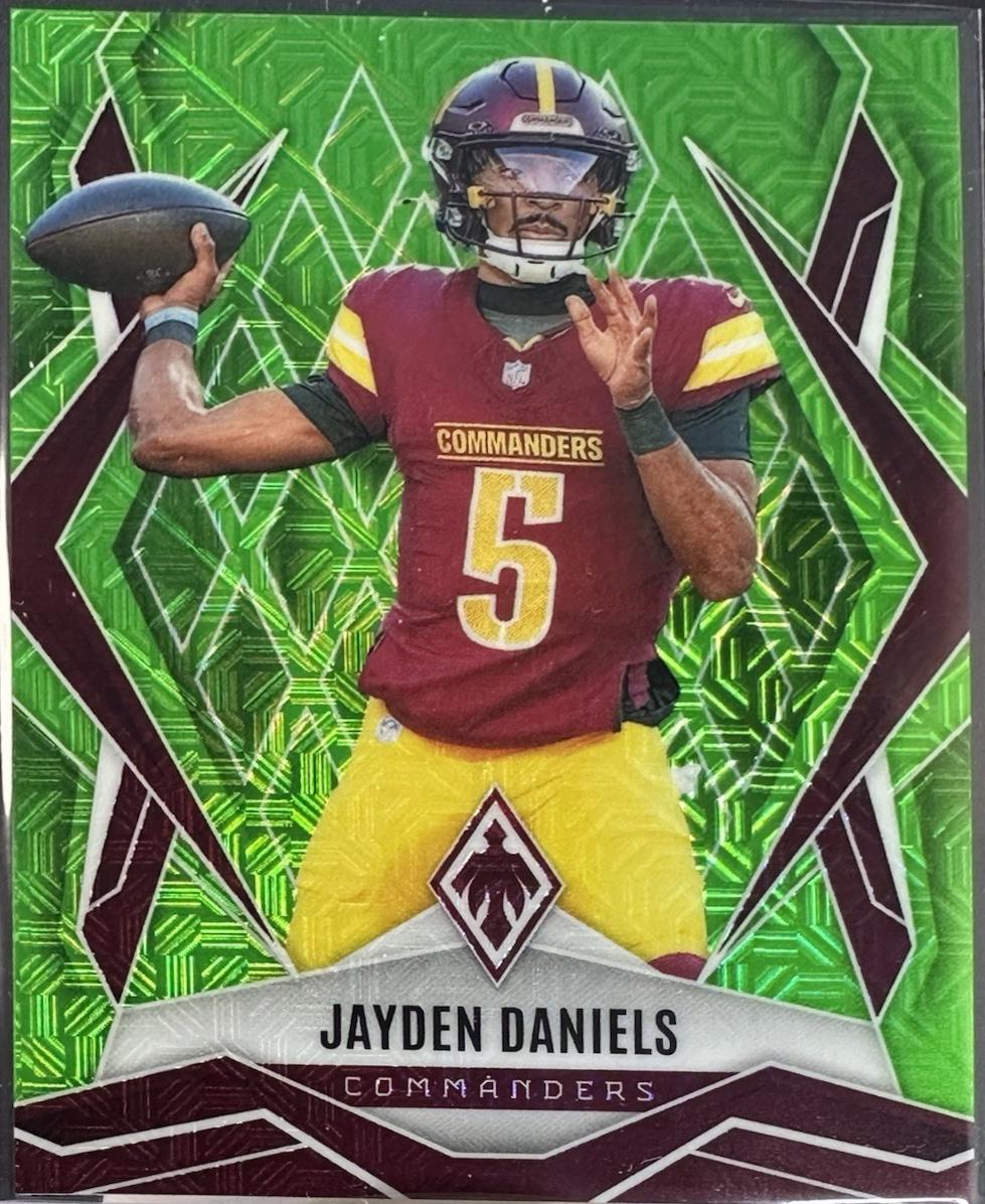 Jayden Daniels [Lime Green Mojo] #8