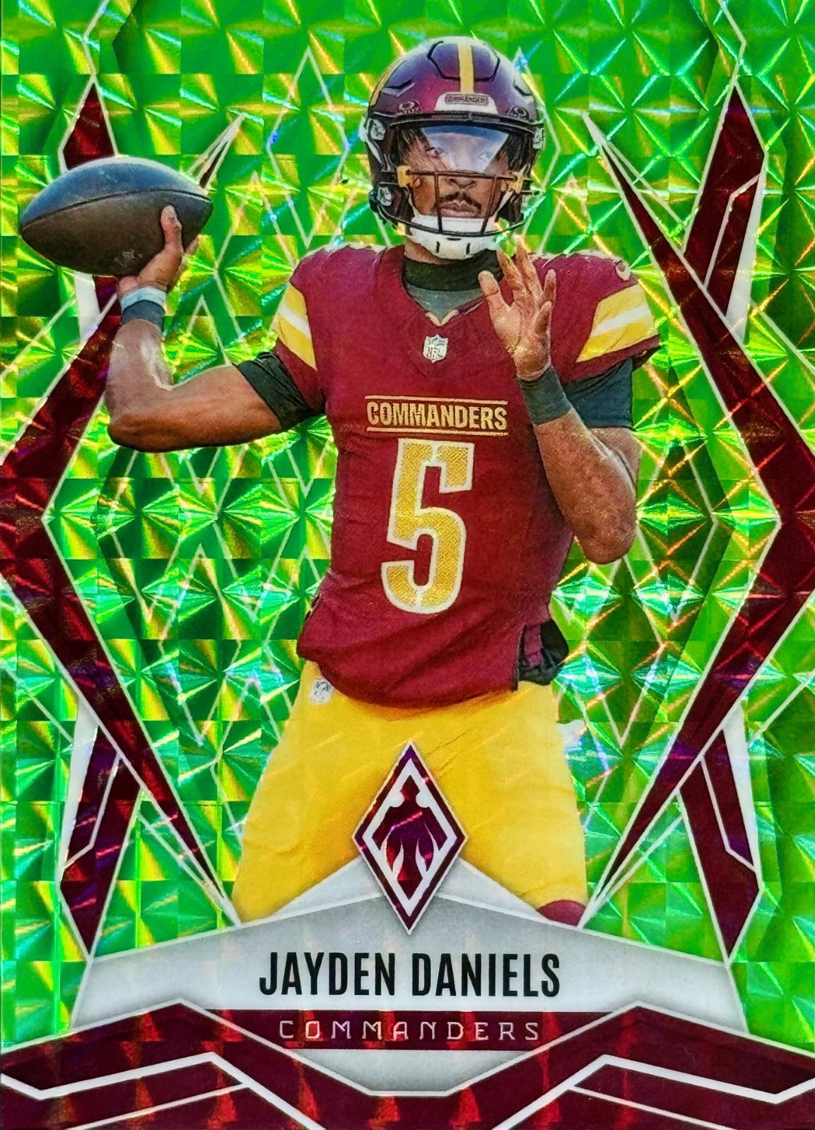 Jayden Daniels [Lime Green Pyramids] #8