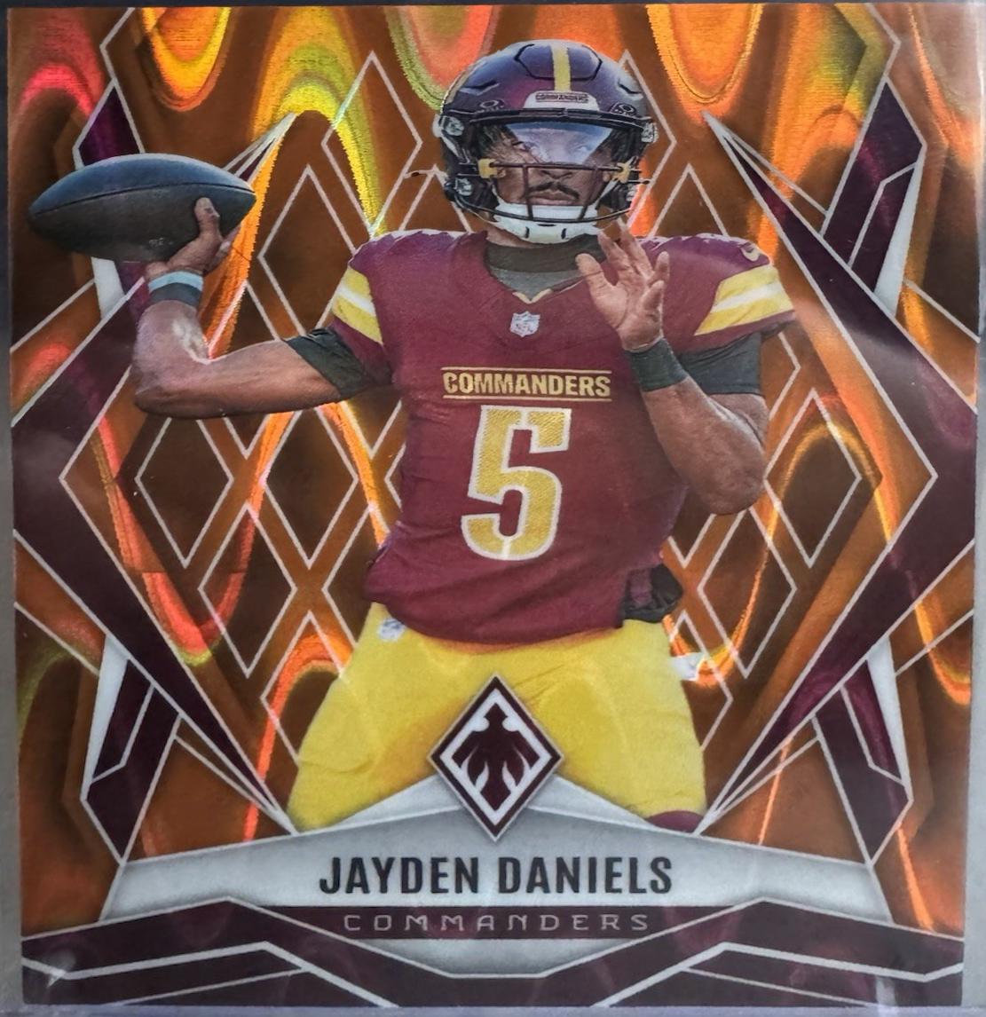 Jayden Daniels [Orange Seismic] #8