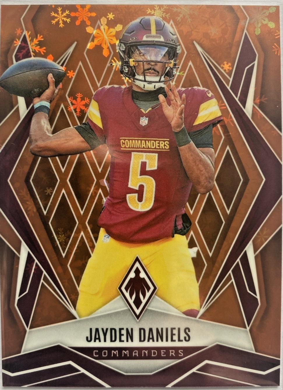 Jayden Daniels [Orange Winter] #8