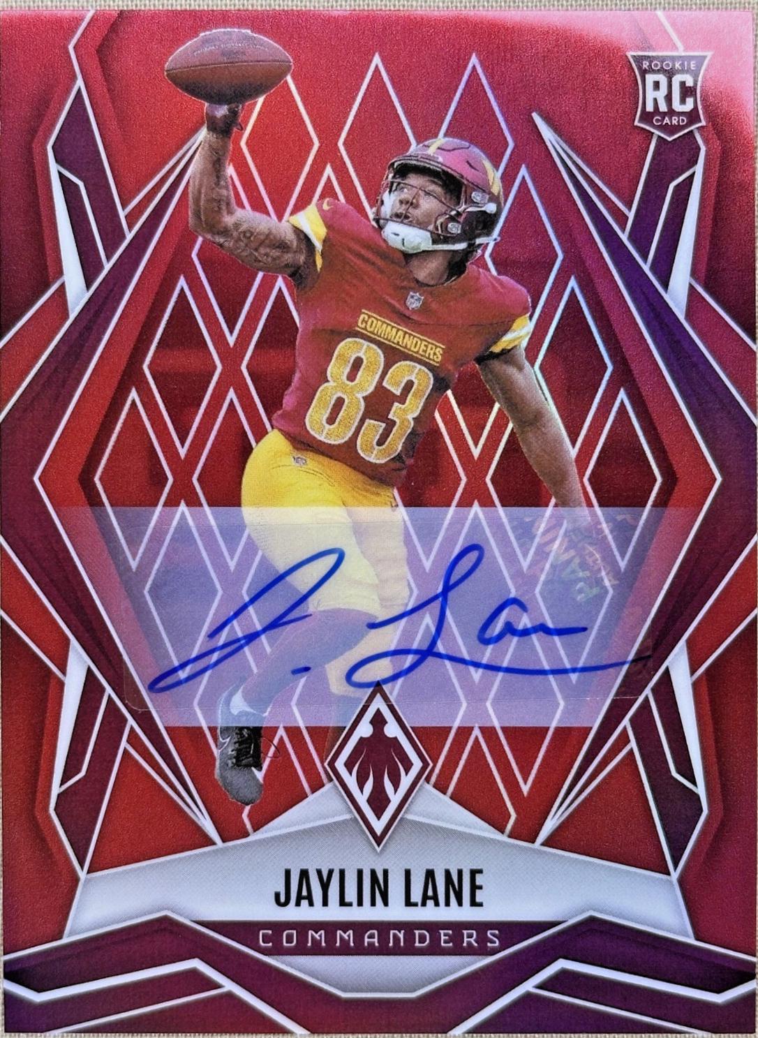 Jaylin Lane [Red Autograph] #186