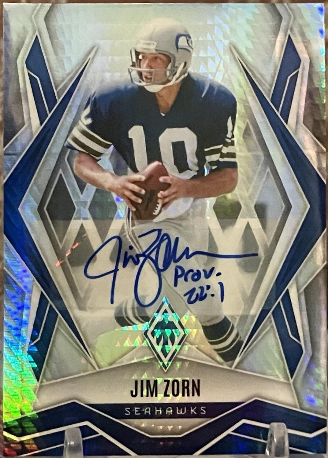 Jim Zorn [Hyper Autograph] #139