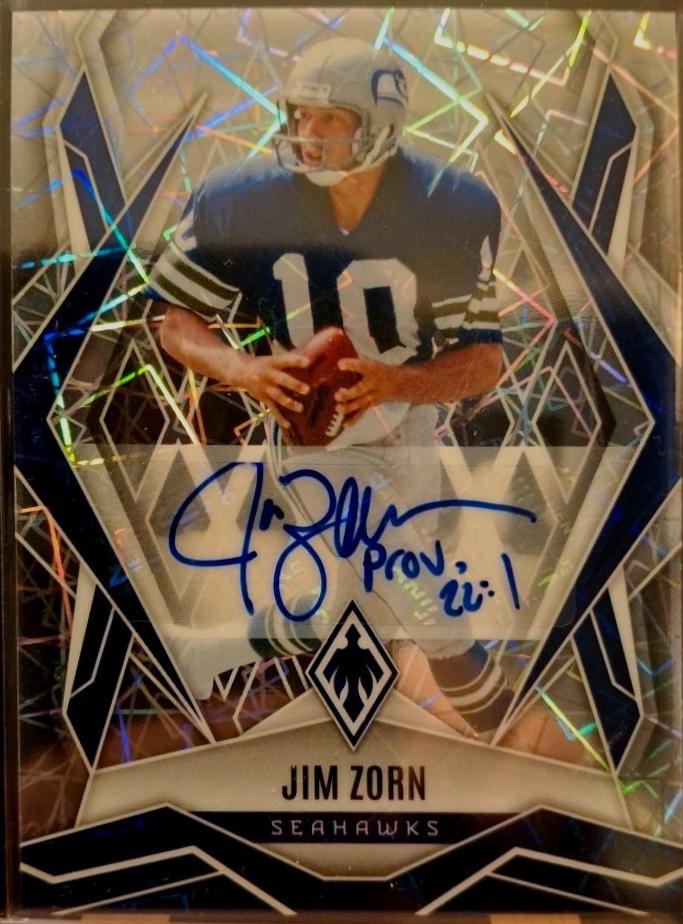 Jim Zorn [Lazer Autograph] #139