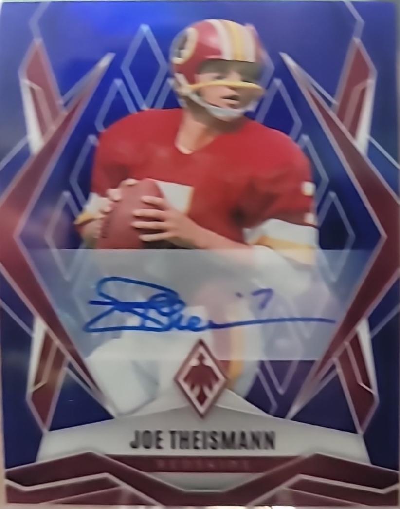 Joe Theismann [Blue Autograph] #71