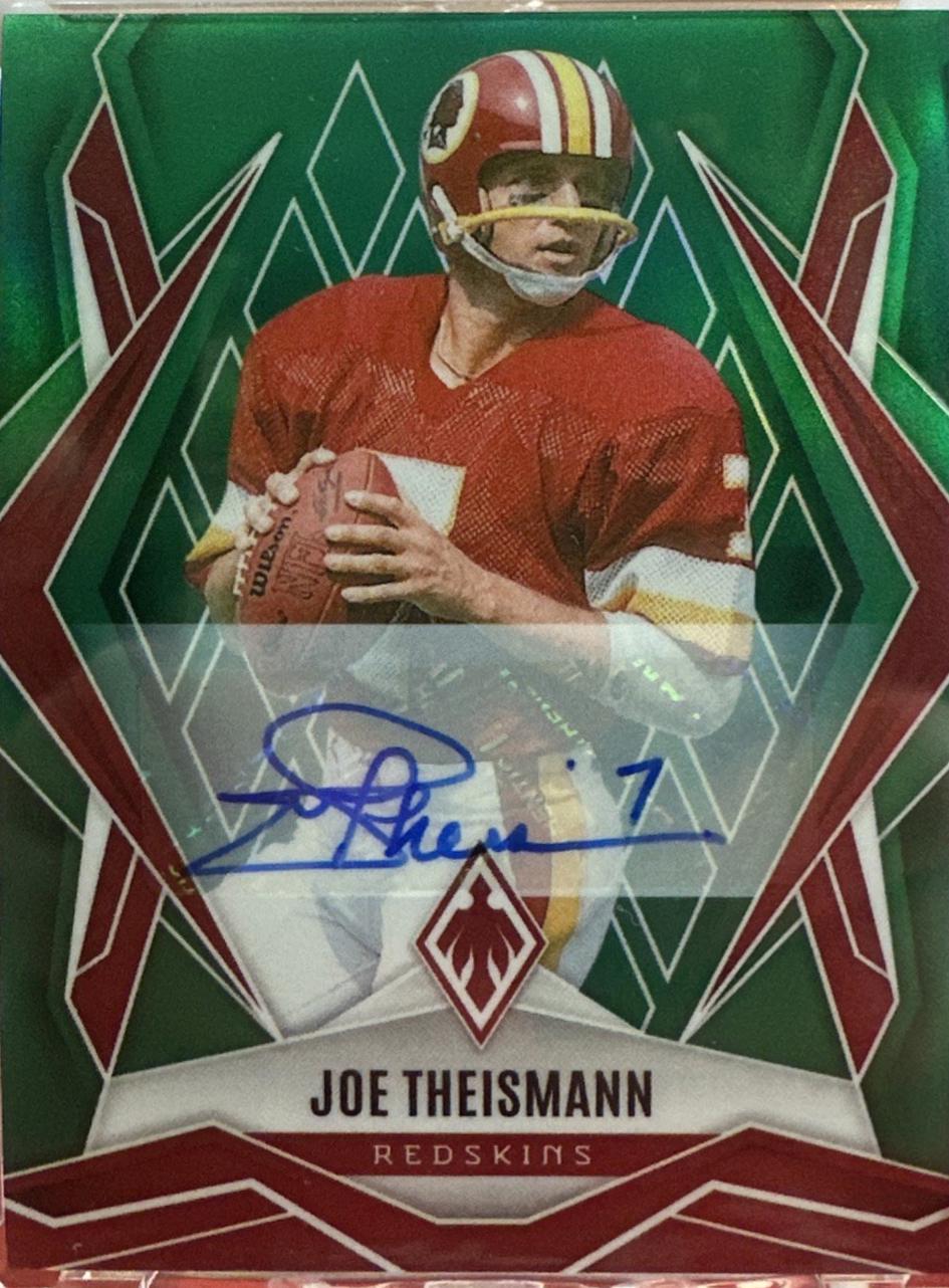 Joe Theismann [Green Autograph] #71