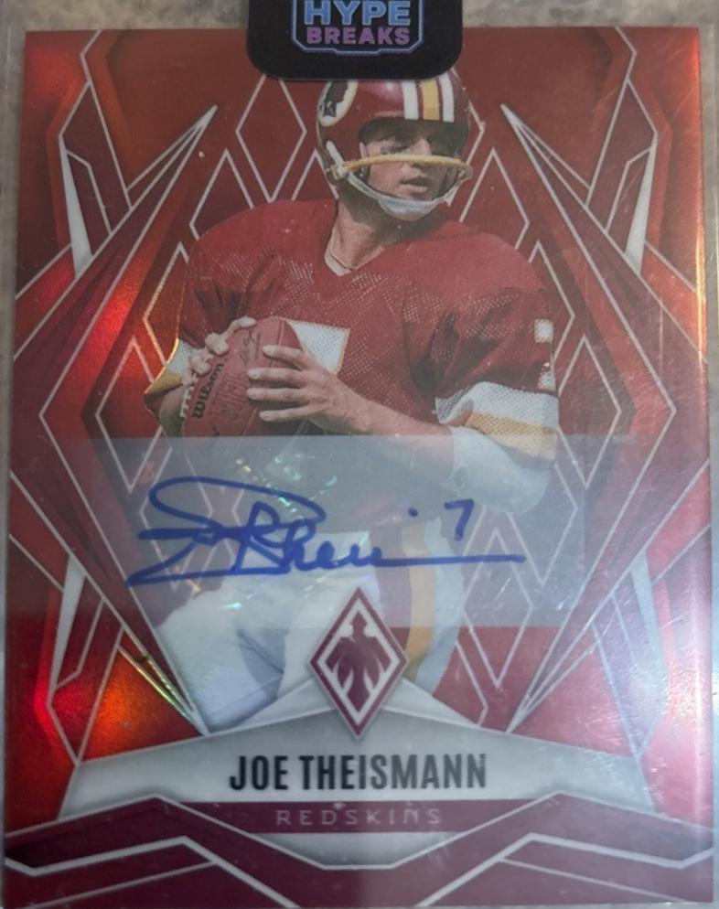 Joe Theismann [Red Autograph] #71
