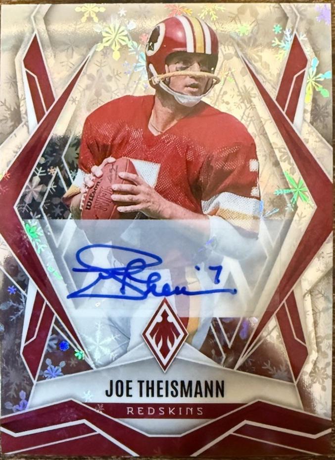 Joe Theismann [Winter Autograph] #71