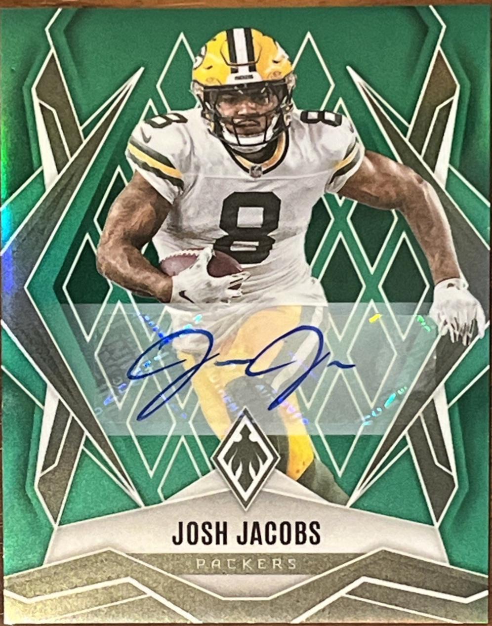 Josh Jacobs [Green Autograph] #5