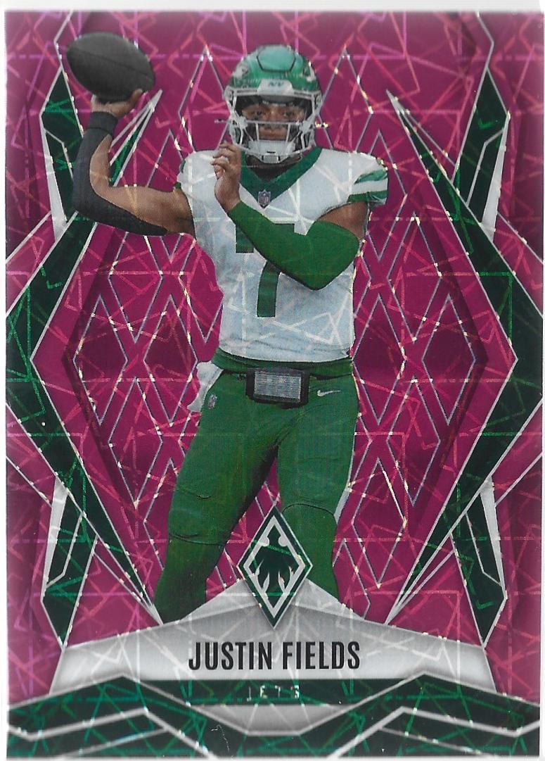 Justin Fields [Pink Lazer] #107