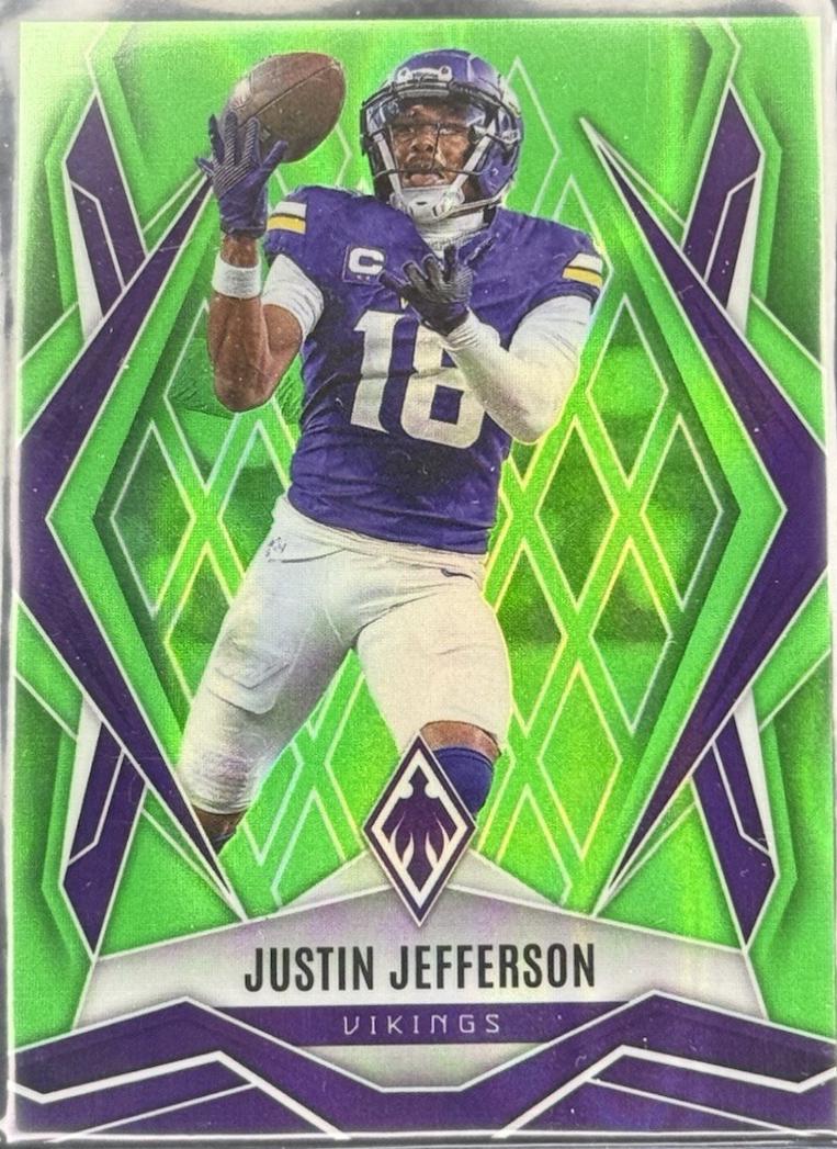 Justin Jefferson [Lime Green Lava] #135