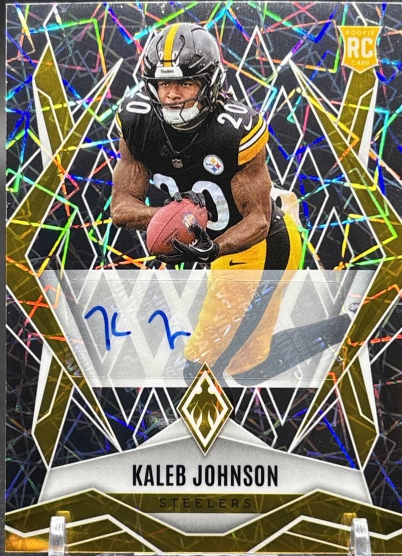 Kaleb Johnson [Lazer Autograph] #182