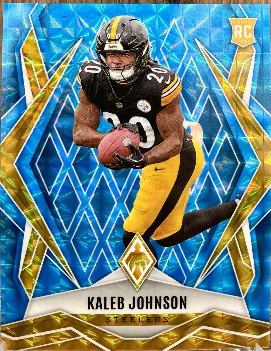 Kaleb Johnson [Light Blue Pyramids] #182