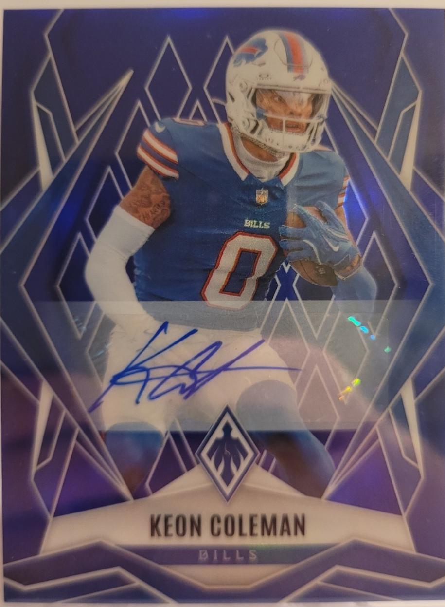 Keon Coleman [Blue Autograph] #25