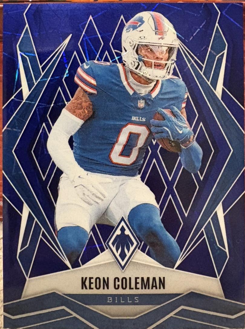 Keon Coleman [Blue Lazer] #25