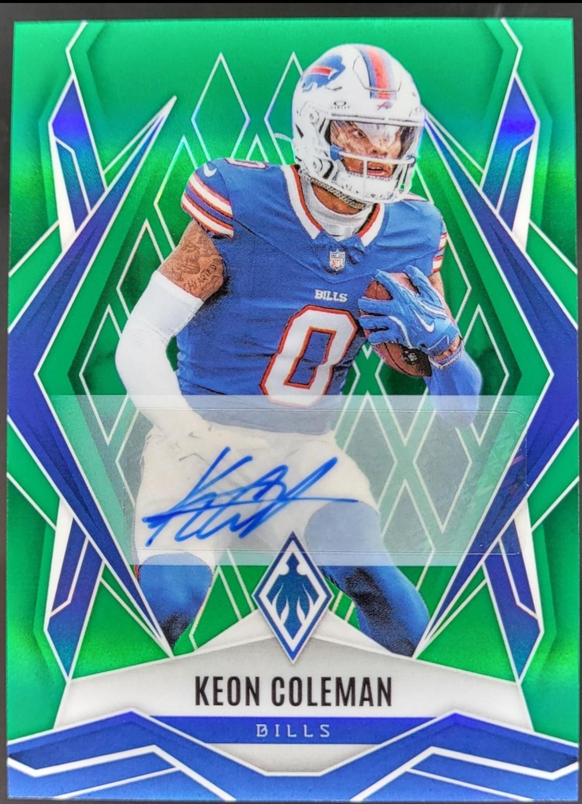 Keon Coleman [Green Autograph] #25