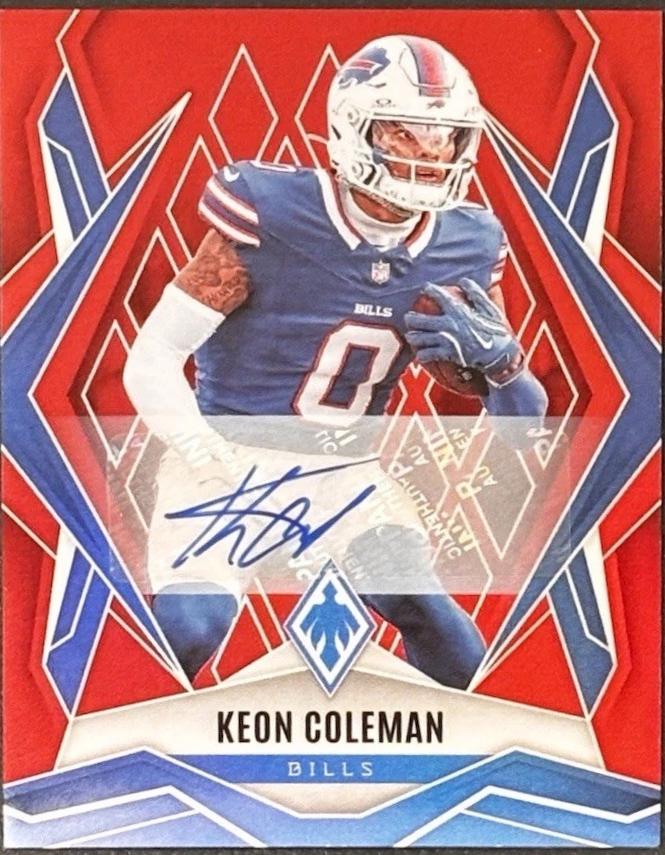Keon Coleman [Red Autograph] #25