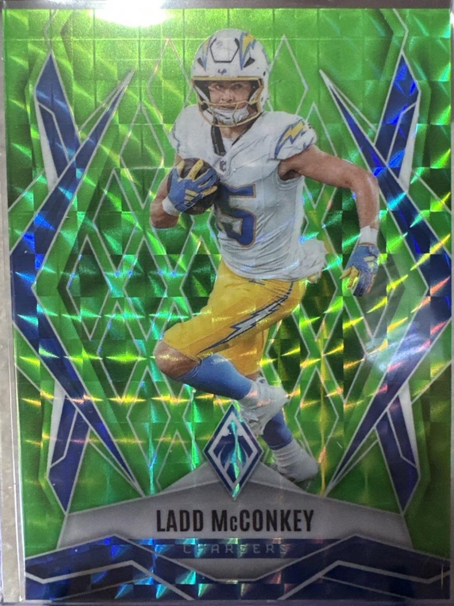Ladd McConkey [Lime Green Pyramids] #66
