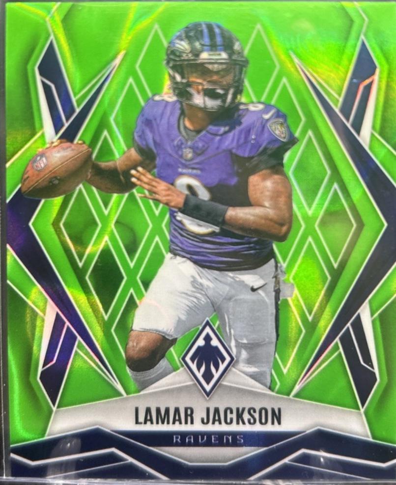 Lamar Jackson [Lime Green Lava] #144
