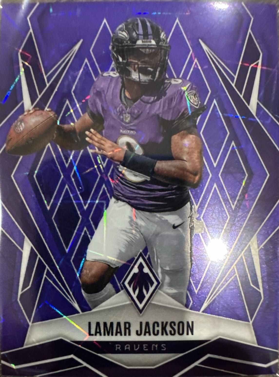 Lamar Jackson [Purple Lazer] #144