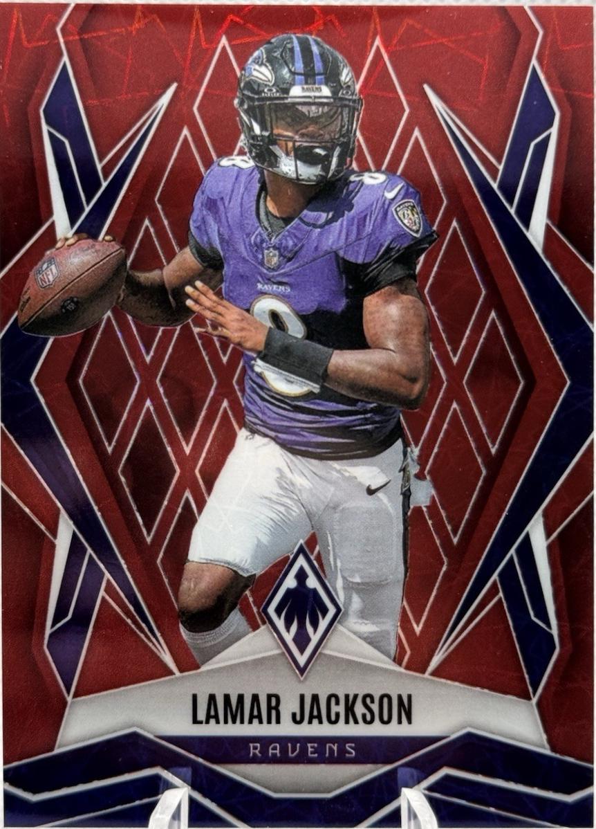 Lamar Jackson [Red Lazer] #144