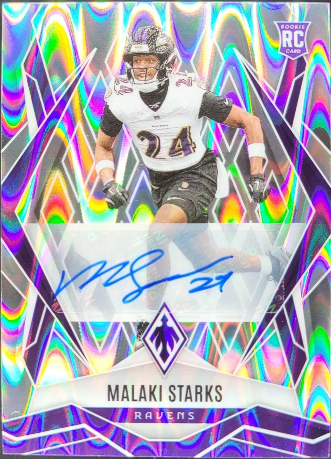 Malaki Starks [Seismic Autograph] #195