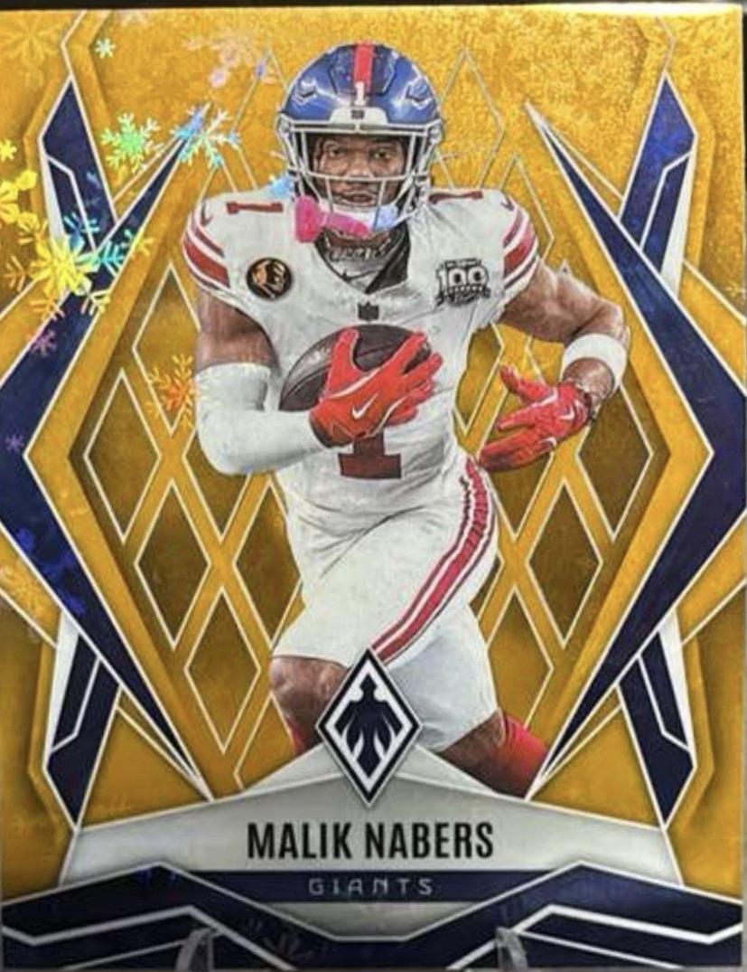 Malik Nabers [Gold Winter] #143