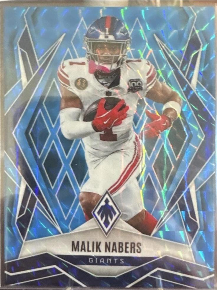 Malik Nabers [Light Blue Pyramids] #143