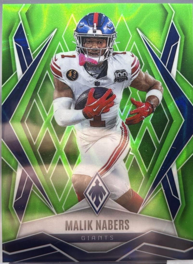 Malik Nabers [Lime Green Lava] #143