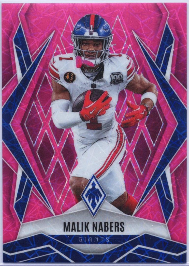 Malik Nabers [Pink Lazer] #143