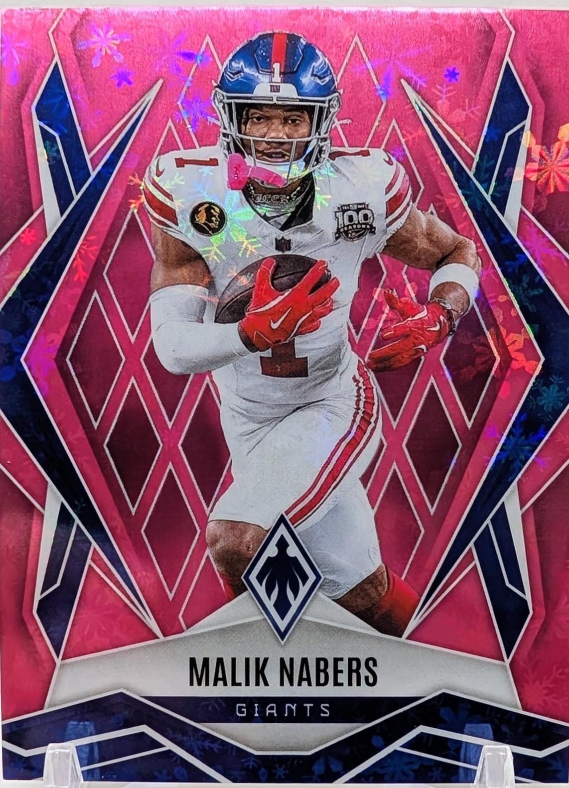 Malik Nabers [Pink Winter] #143