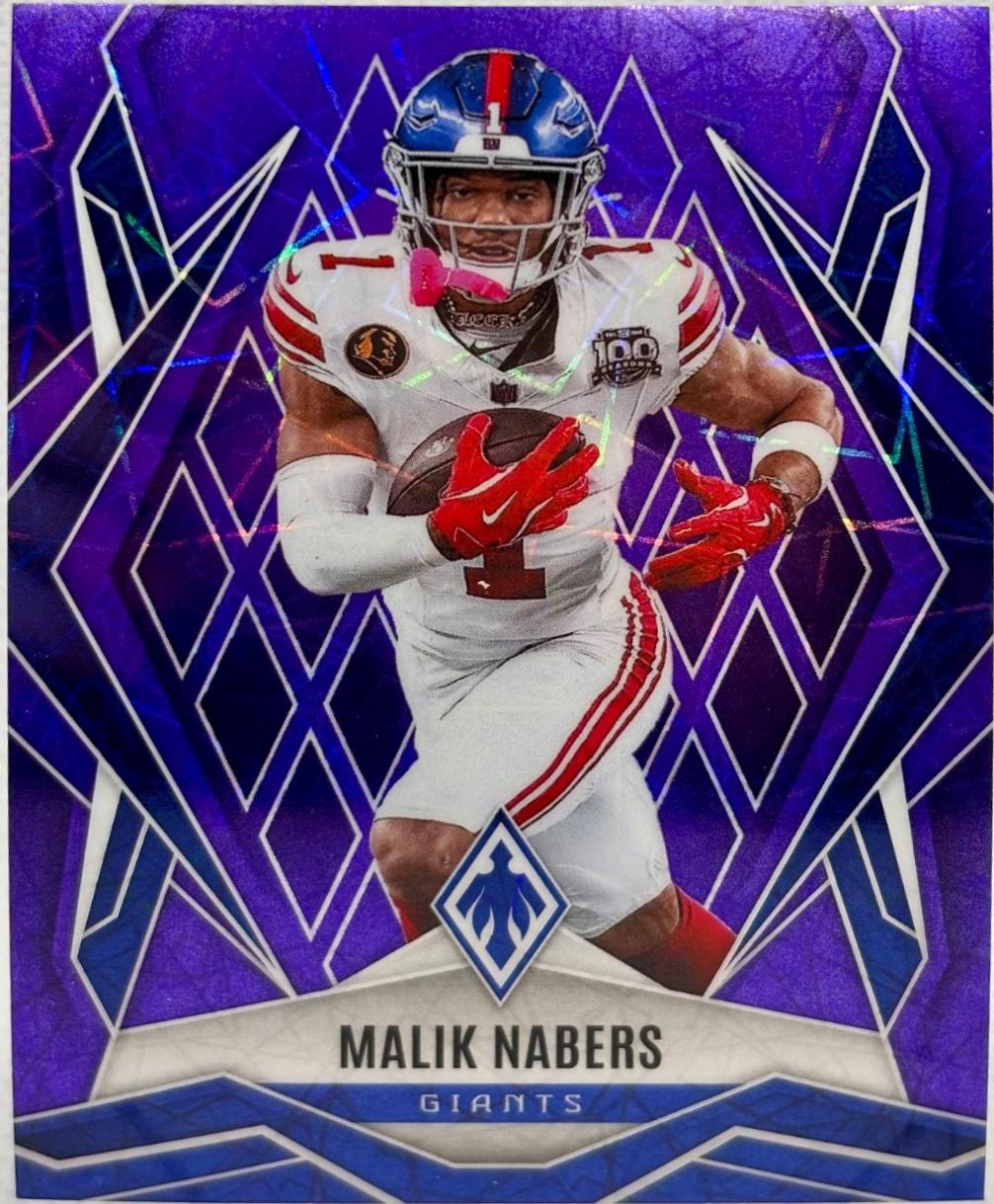 Malik Nabers [Purple Lazer] #143
