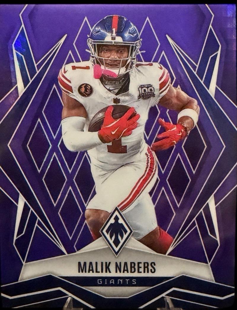 Malik Nabers [Purple Winter] #143