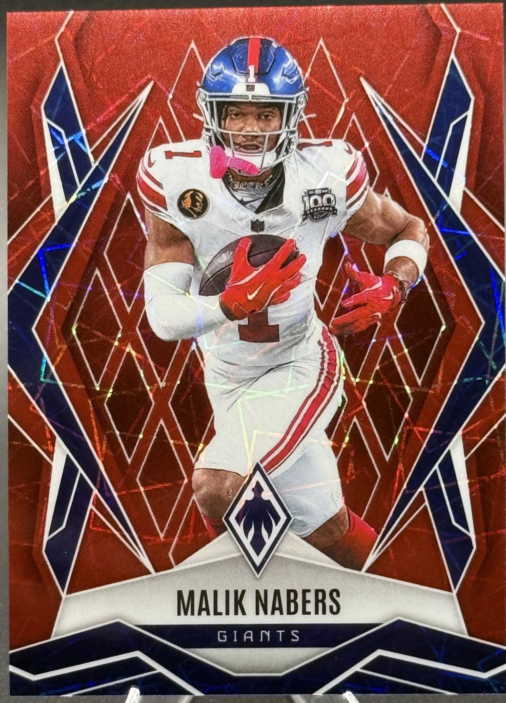 Malik Nabers [Red Lazer] #143