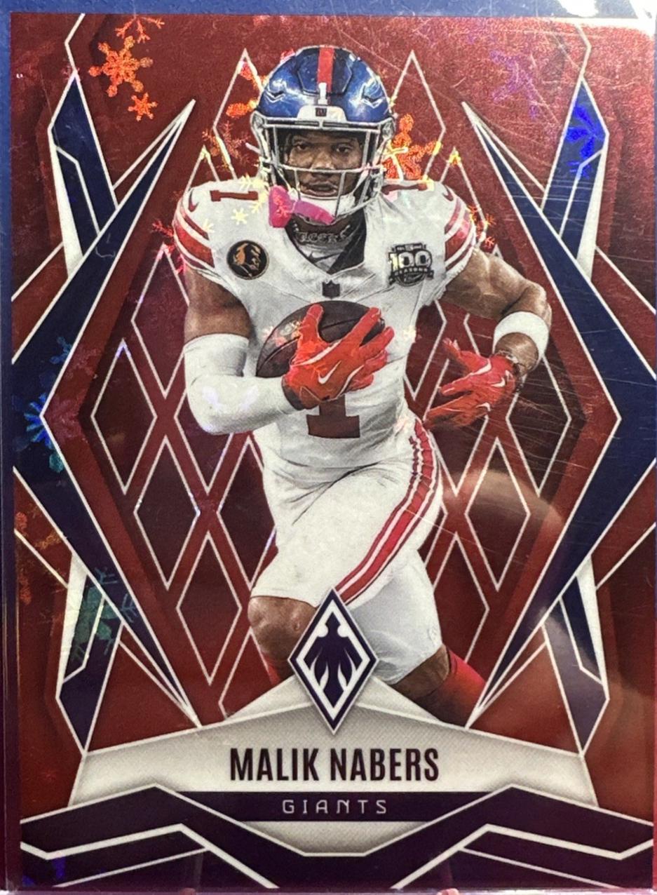 Malik Nabers [Red Winter] #143